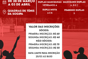 Inscrições para o 64º Aberto de Tênis da Sogipa seguem abertas – FGT